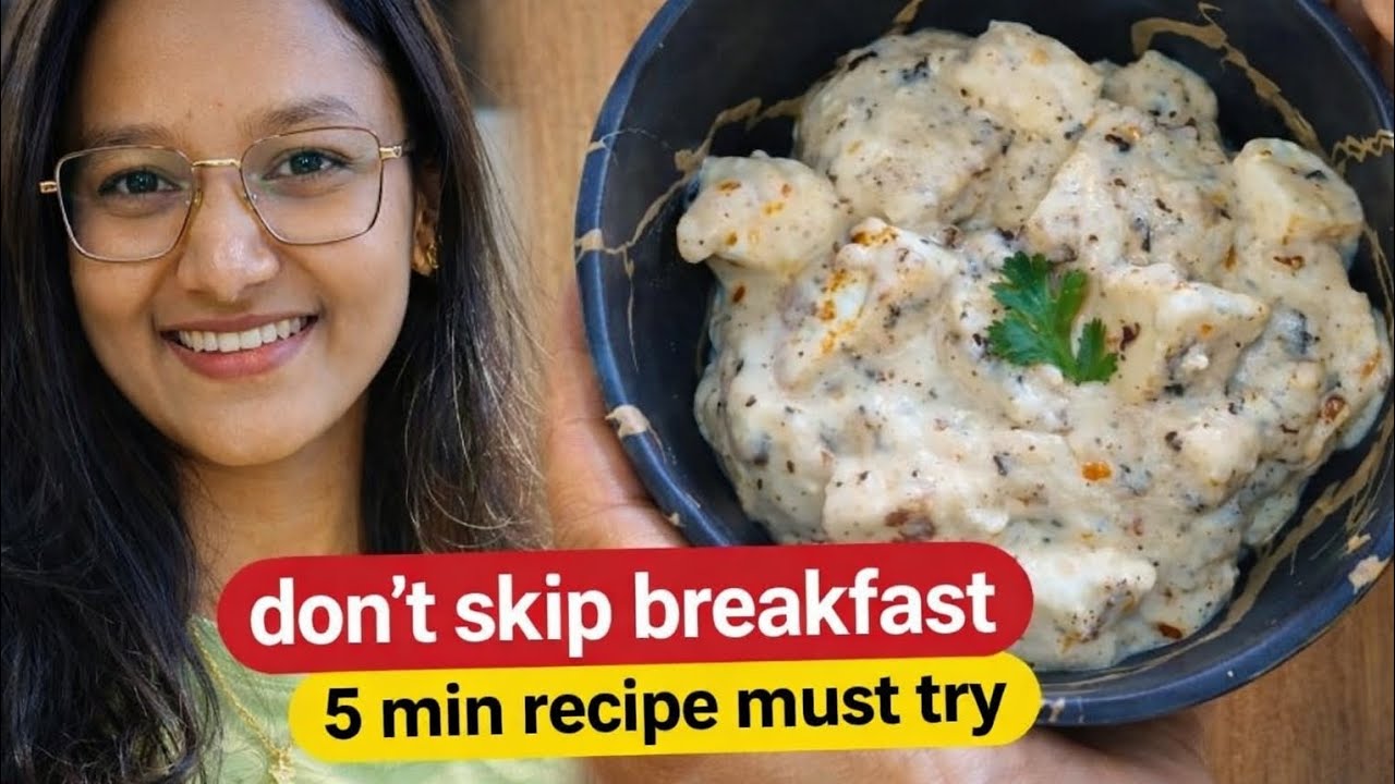 Don’t Skip Breakfast ❌ | 5 Min Healthy Recipe Must Try 🔥