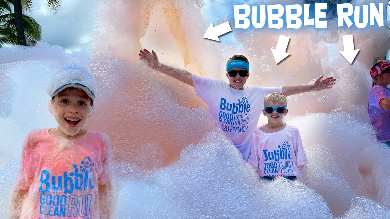 Bubble Run 5K Honolulu 2020 - Why We Finished VERY LAST!