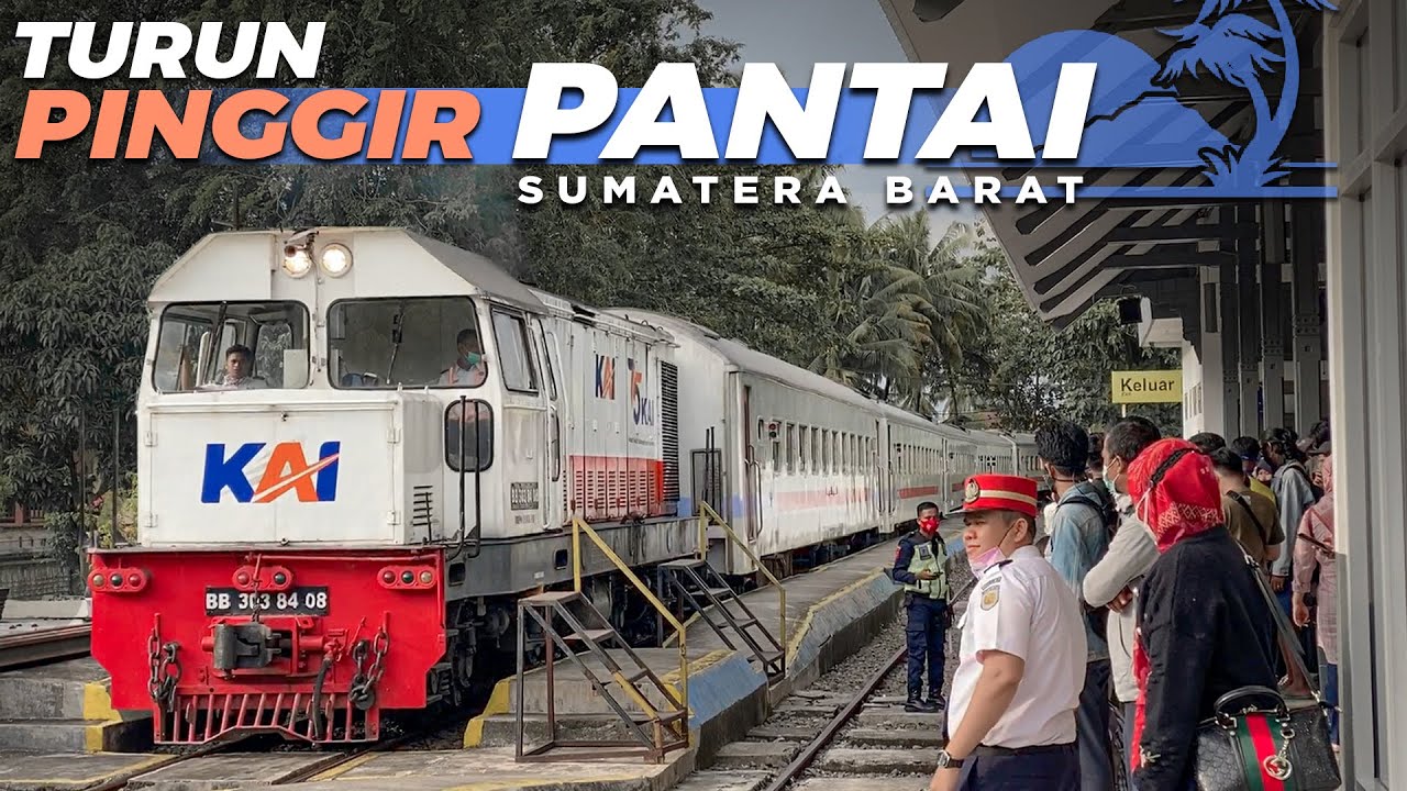 SENANGNYA BISA NAIK KERETA INI | Sibinuang Ditarik BB 303 Padang - Pariaman PP
