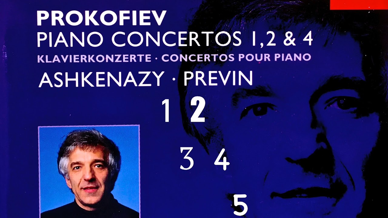 Prokofiev - Piano Concertos No.1,2,3,4,5 + Presentation (Century’s recording : Vladimir Ashkenazy)