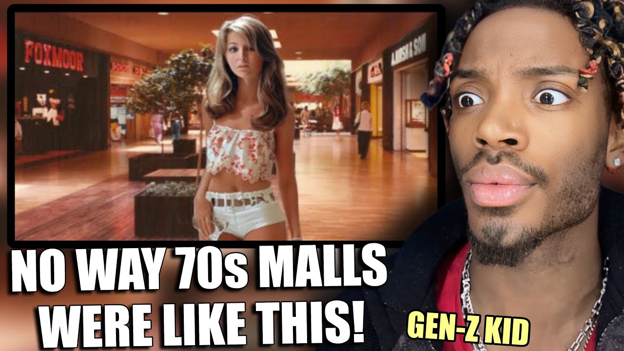 Ребенок поколения Z впервые в жизни отреагировал на торговые центры 1970-х годов!