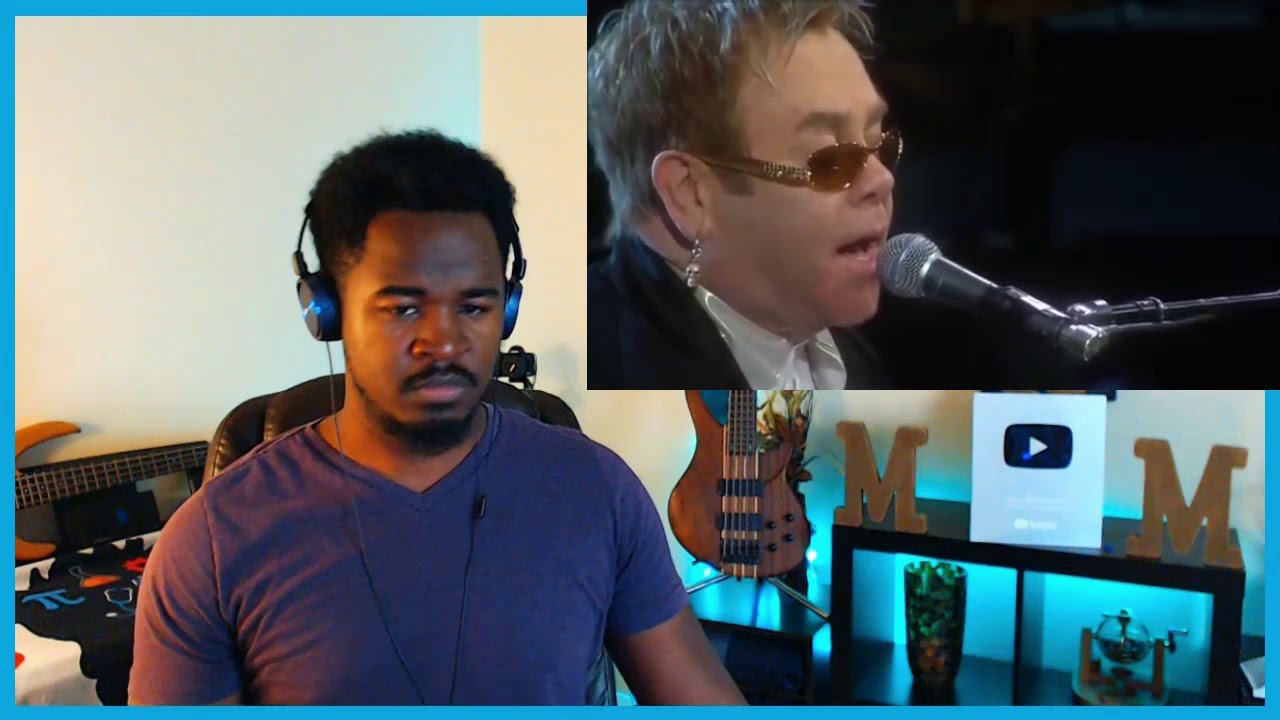 Elton John Empty Garden