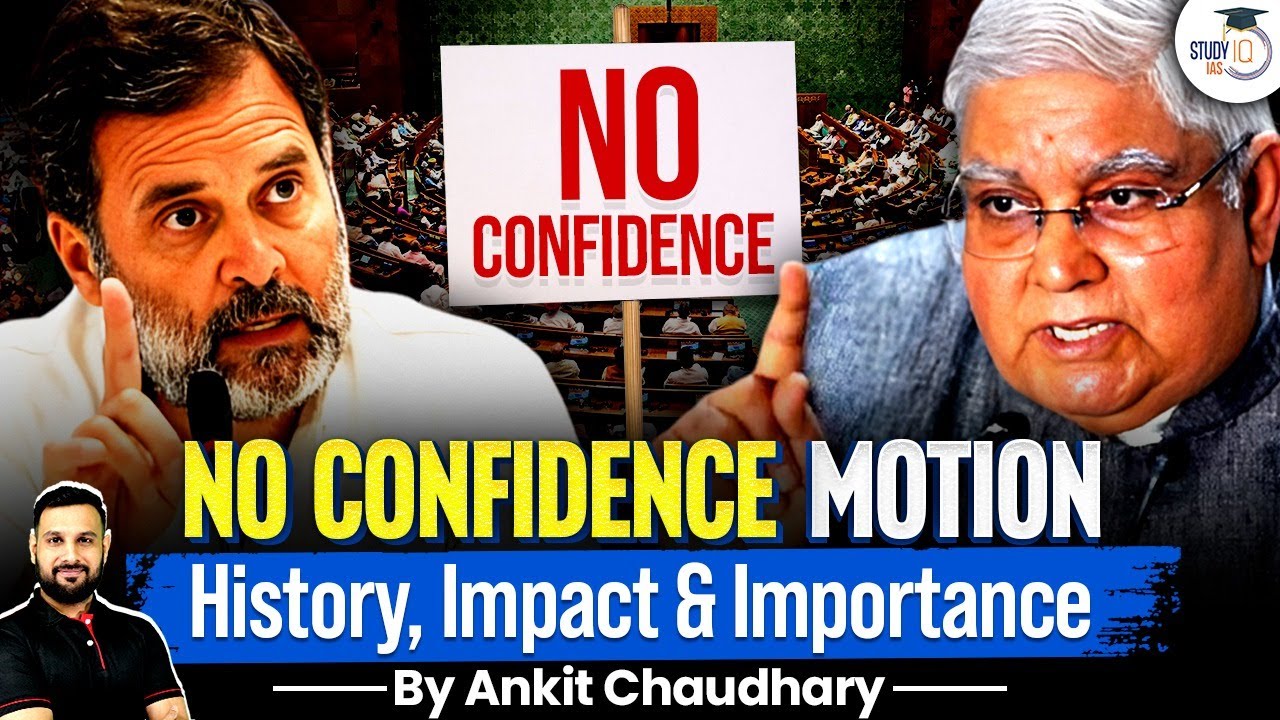 No Confidence Motion Against VP: What It Means for India’s Politics | StudyIQ