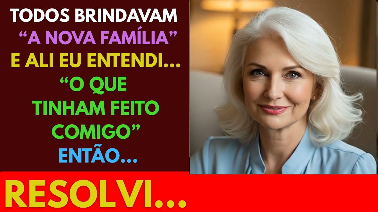 Todos brindaram a “nova família” — e ali entendi o que tinham feito comigo