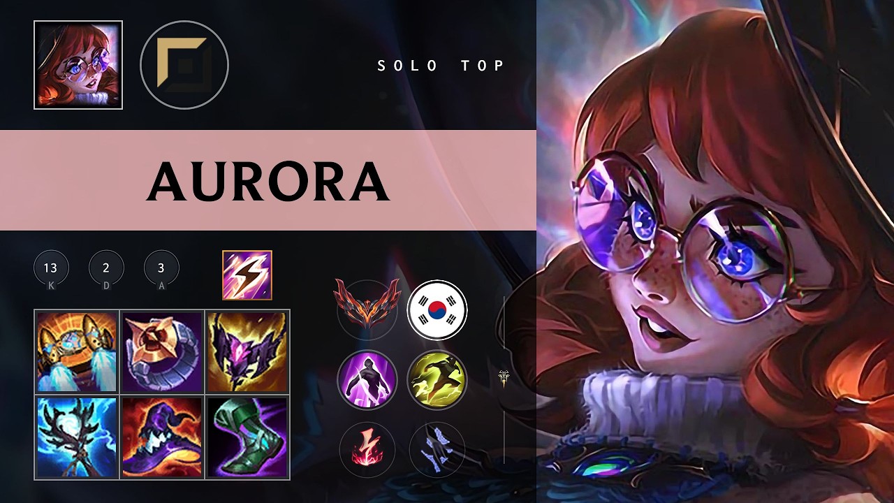 Aurora Top vs Yone - KR Grandmaster Patch 26.09