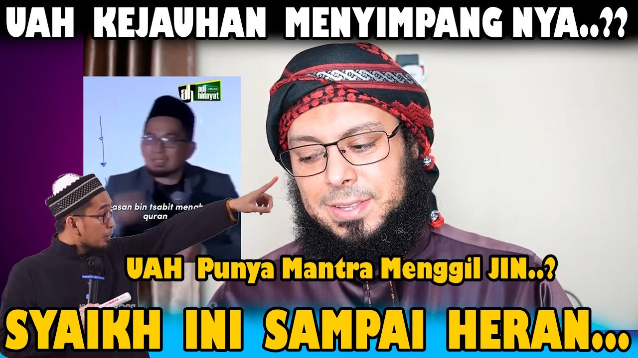 Syaikh Ini Sampai Heran Kenapa Ust Adi Hidayat Bisa Menyimpang Sejauh Ini.??