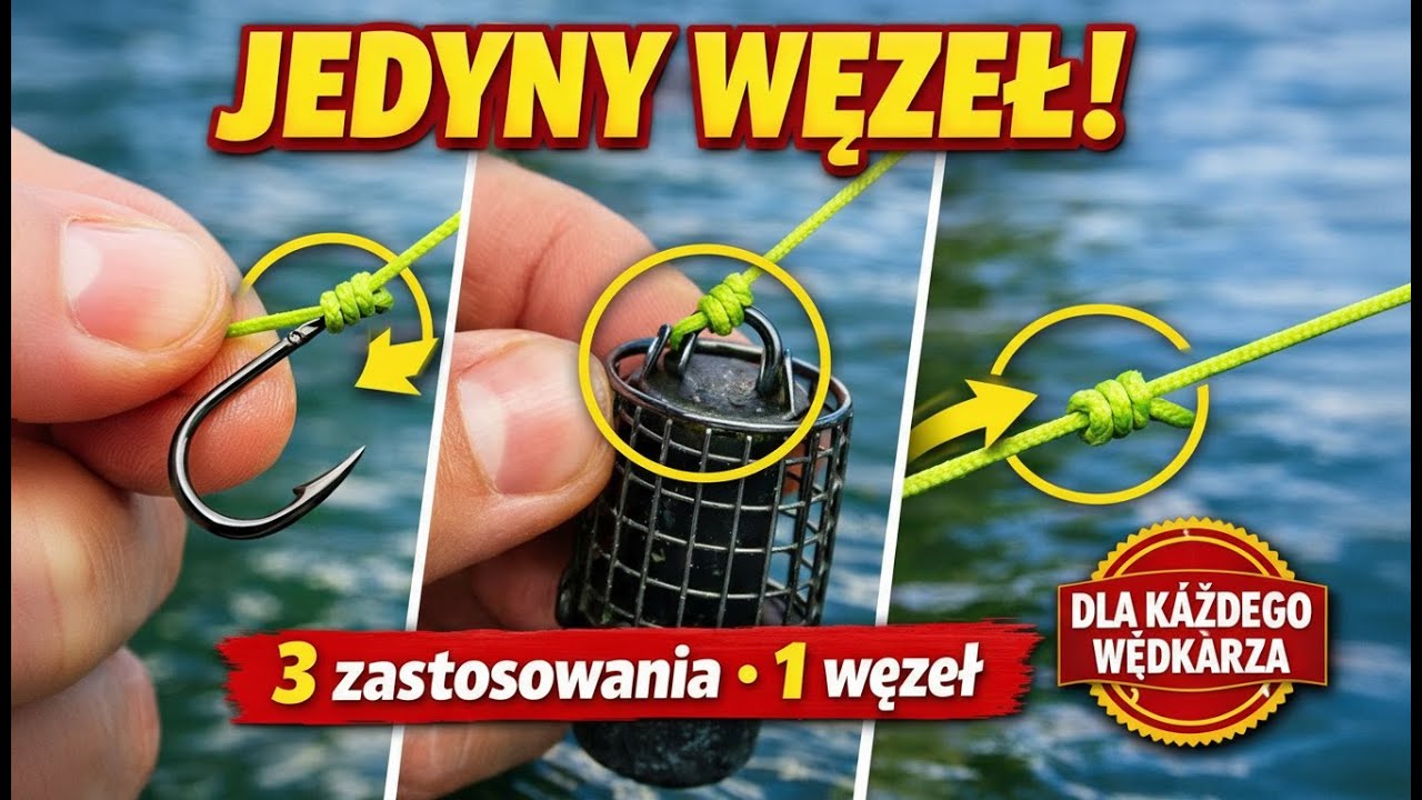 Jedyny węzeł wędkarski, kt&oacute;rego potrzebujesz
