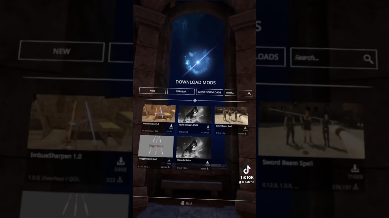Как установить моды 1.0 Blade and Sorcery&hellip;#shorts
