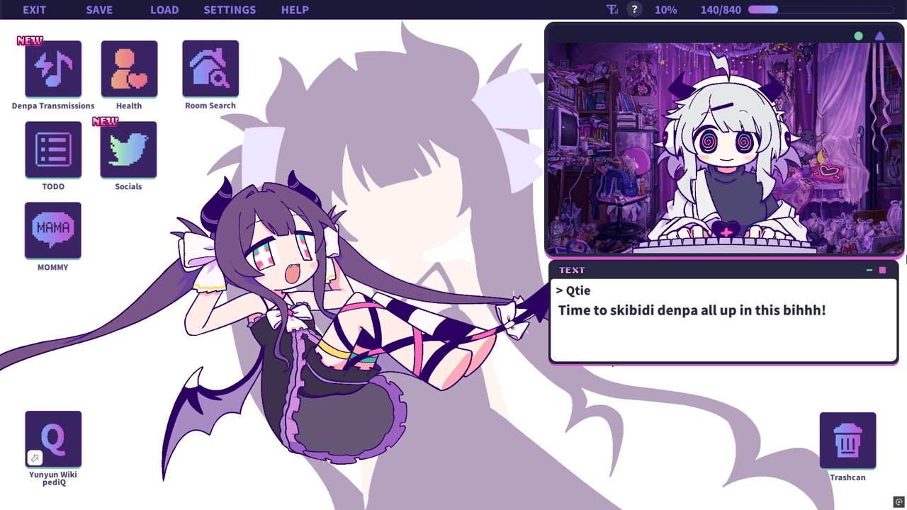 Yunyun Syndrome!? Rhythm Psychosis desktop background music