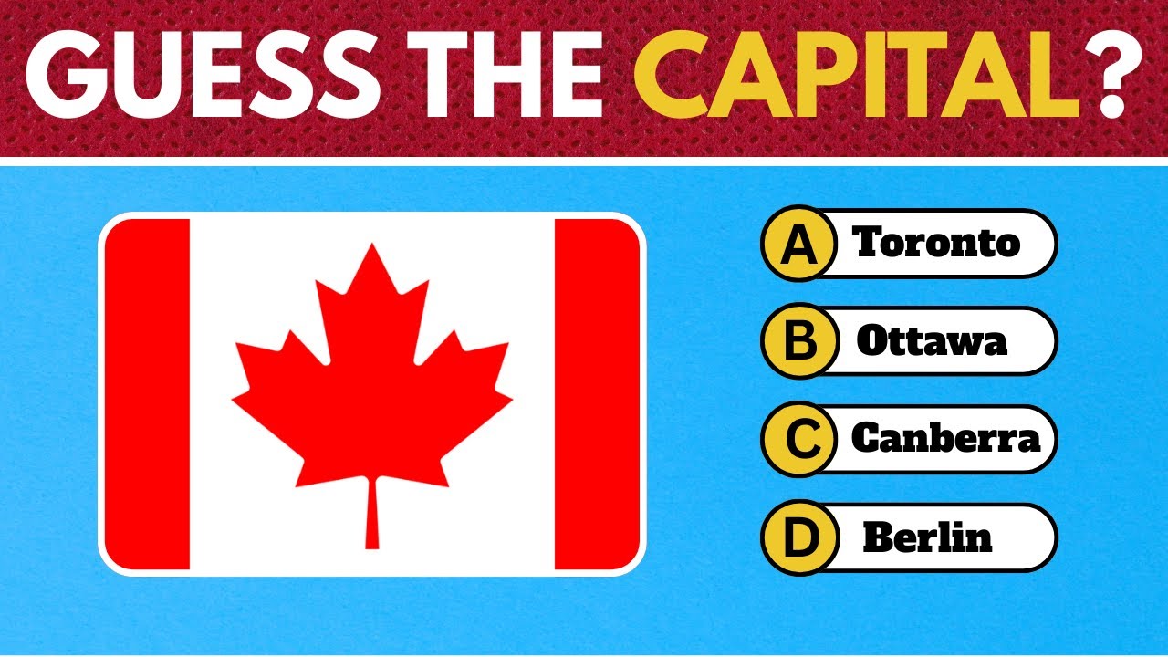 Guess the Capital Cities of the World 🌎 | Can you pass this 50 Quiz Challenge?