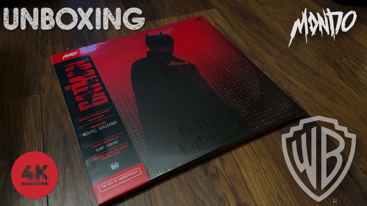 Matt Reeves’ The Batman Original Motion Picture soundtrack on coloured vinyl by Mondo