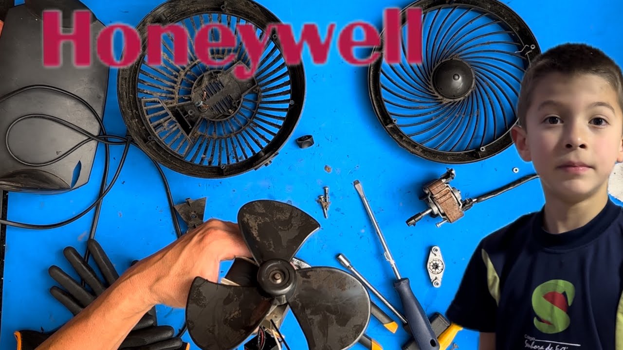 Conserto, Reforma e Limpeza do Ventilador de Mesa HONEYWELL