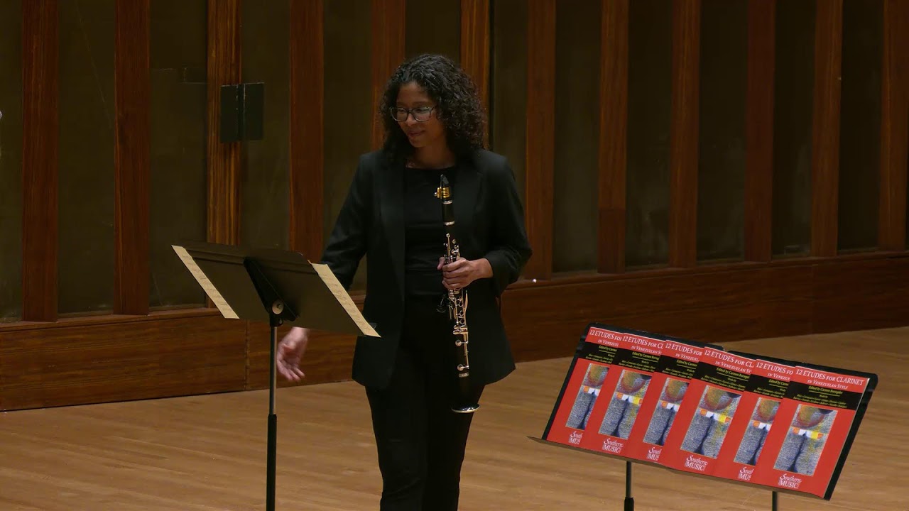 Carmen Borregales, Clarinet - Guest Recital