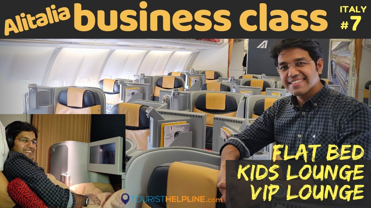 Rome to Delhi: Alitalia Business Class | Business Lounge Rome (FCO)