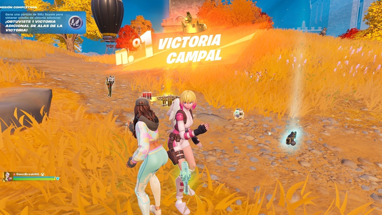 Fortnite C7T1 Blitz Royale - Victorias En Dúo | Gameplay Español (PC 1080p/60fps) #58