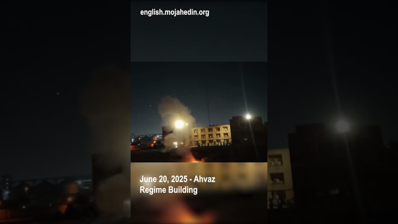 Explosion at regime building in Ahvaz | Iran protests