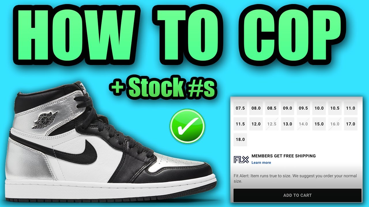 How To Get The Jordan 1 SILVER TOE | STOCK For The Jordan 1 Silver Toe
