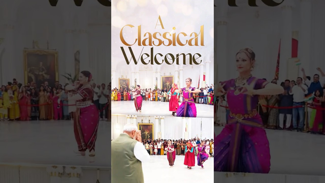 A Welcome so classical ! PM Modi receives a warm welcome in Nice, France | #shorts