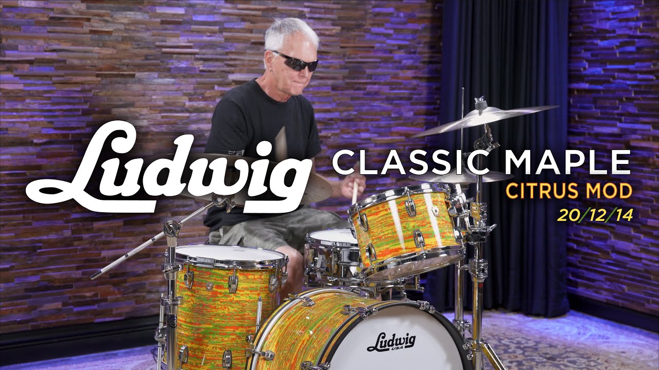 Ludwig Classic Maple Drum Set 20/12/14 - Citrus Mod (L84023AXA3)