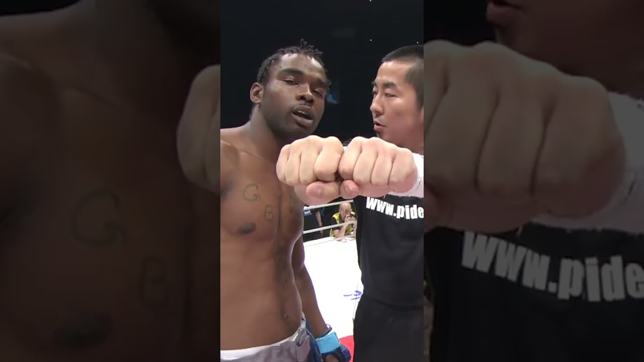 Interesting way to start the bout from Krazy Horse in PRIDE! #Shorts