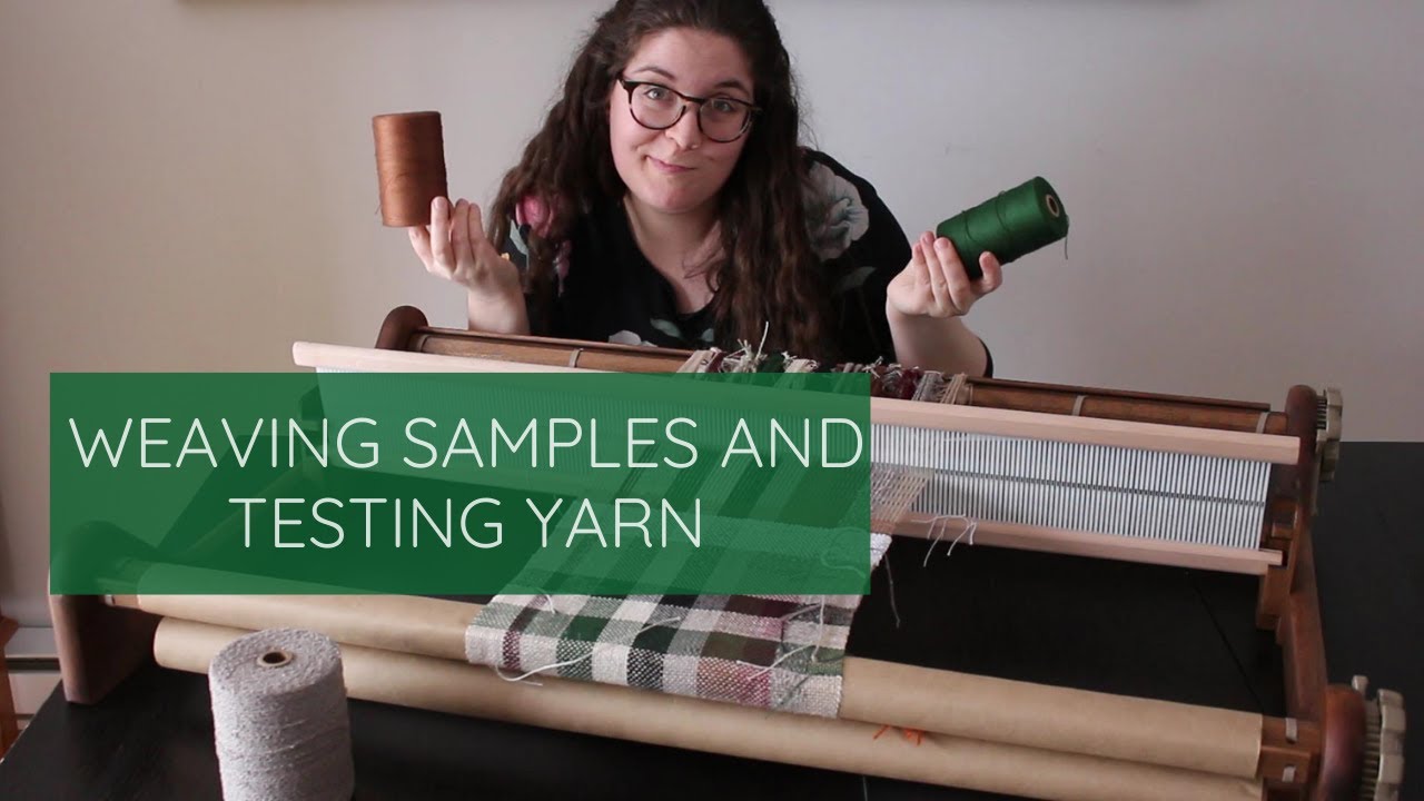 Making Samples on a Rigid Heddle Loom | How I Test Yarns Before Weaving a Project