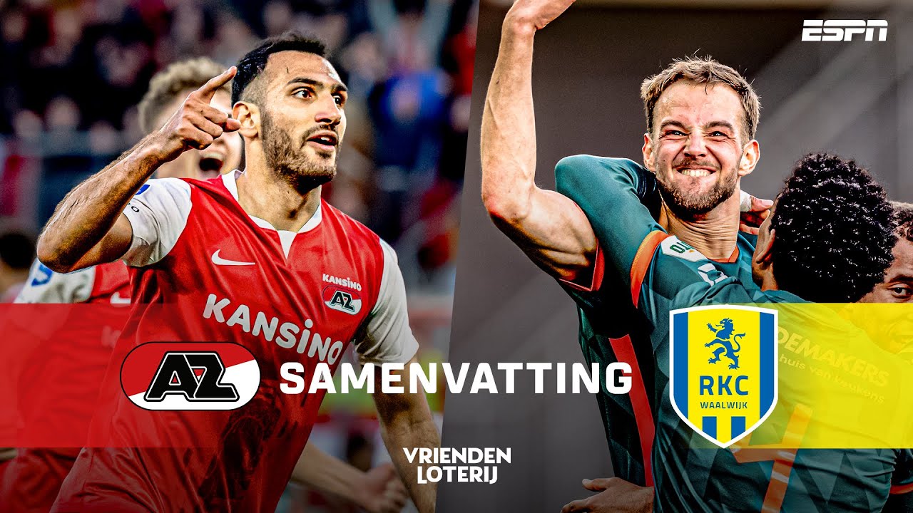 ☄️ DAVID MIN VANAF DE MIDDENLIJN en SCHITTERENDE AZ-GOALS ✨ | Samenvatting AZ - RKC Waalwijk