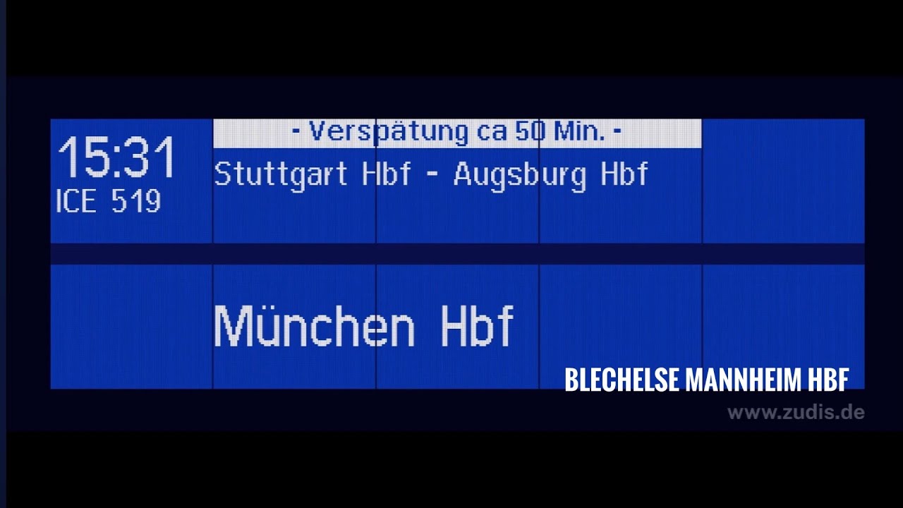 Blechelse Mannheim (mit vielen Verspätungen)