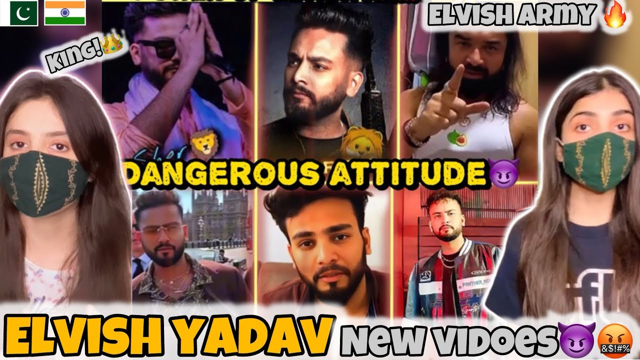 Pakistani reaction On Elvish Yadav dangerous😈attitude videos🔥🤬New shorts🔥😈