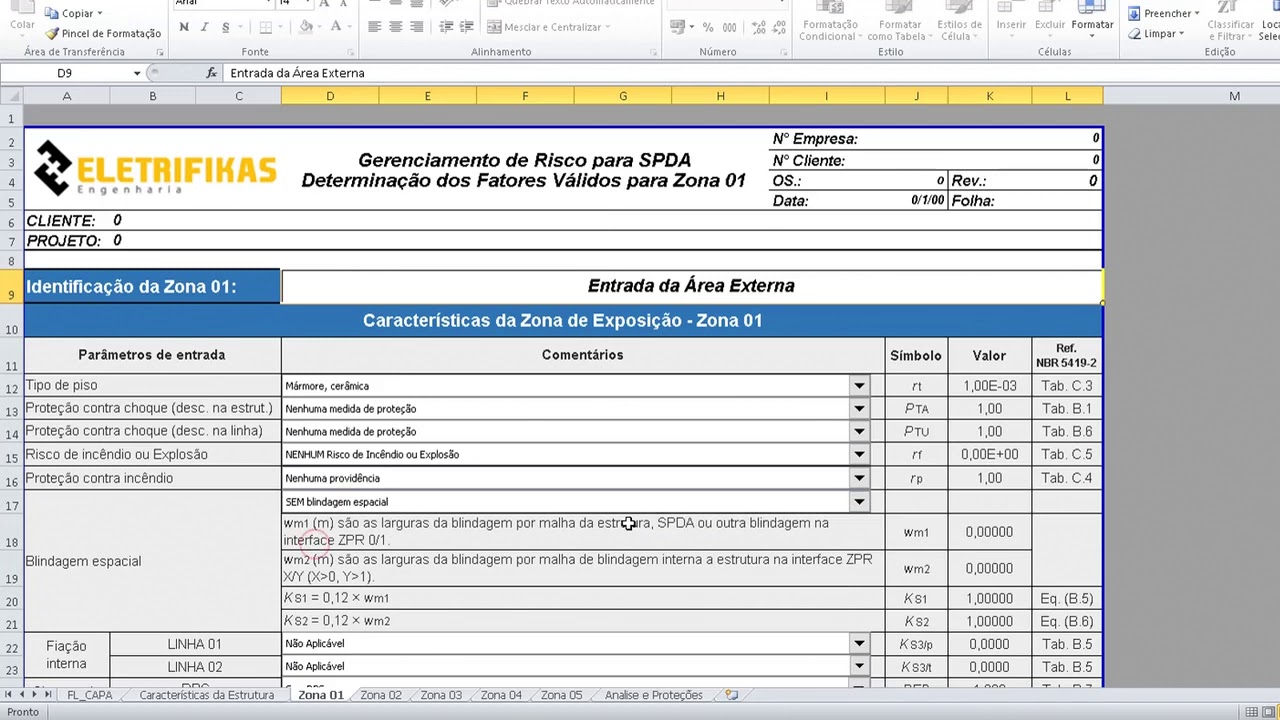 Aula 24/24   Análise de Risco SPDA   Estudo de caso 2