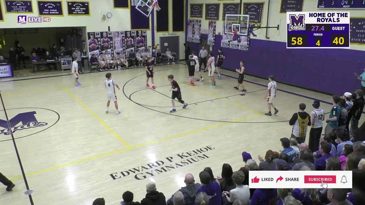 Mascoma Sports: Boys Basketball vs Stevens - 5th Anniversary Live Stream