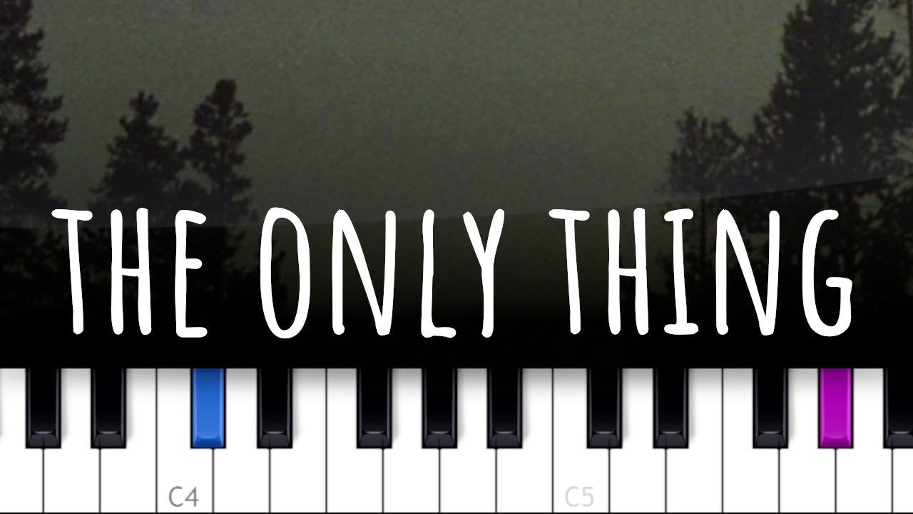 The Only Thing ~ Sufjan Stevens (piano tutorial)