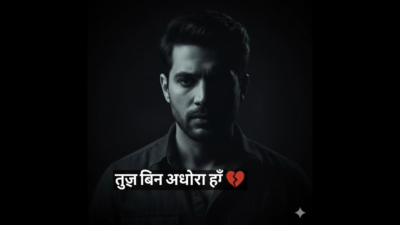 तुझ बिन अधूरा साला 💔 | Tujh Bin Adhoora Hoon | Incomplete Without You |
