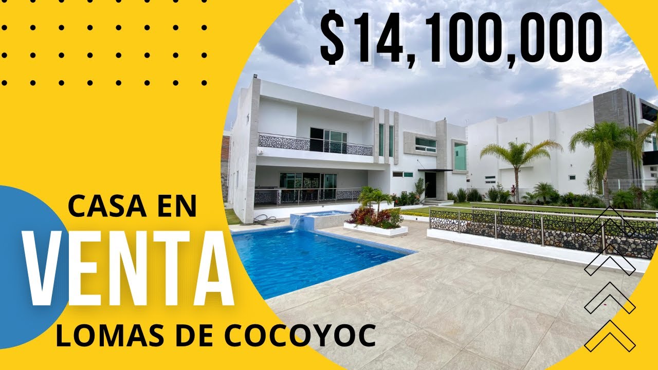 ¡Magnifica Casa en VENTA!🔥 $14,100,000 en Lomas de Cocoyoc 🌴