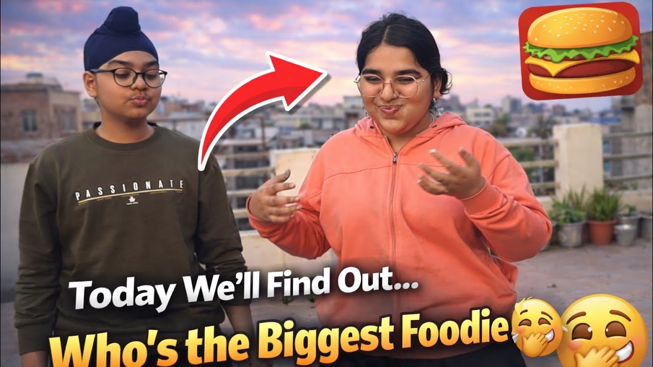 Ajj pata lguga sab ton vadda Pukha kaun aa! 🤭🤣who's the biggest foodie#viral #funnyvlog #comedy 