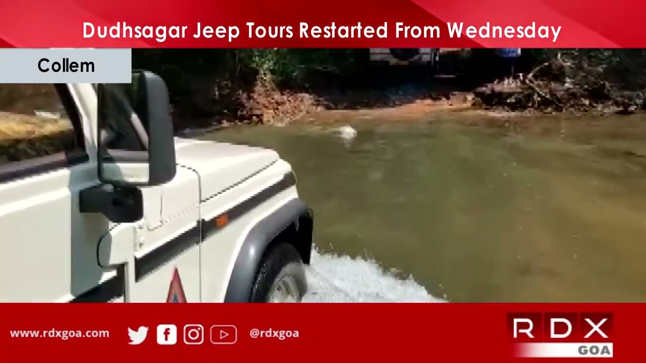 Dudhsagar Jeep Tours Restarted From Wednesday