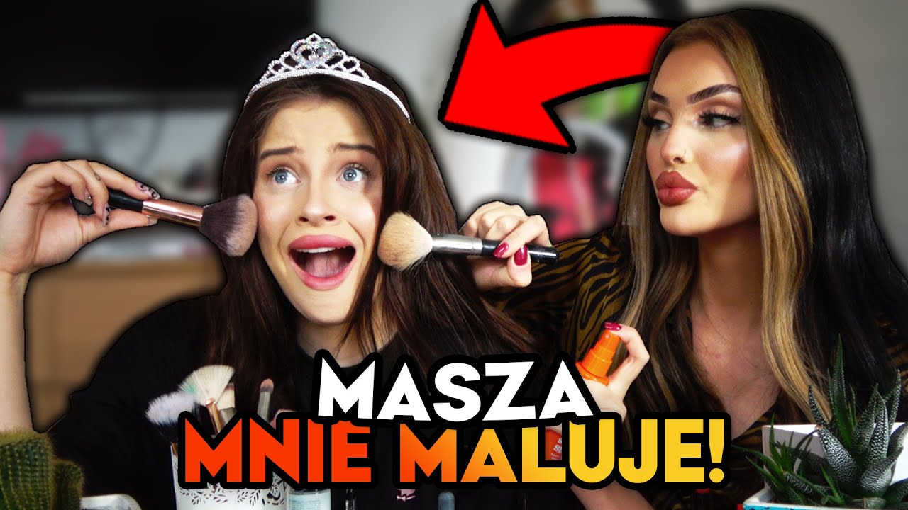 PRZYJACIÓŁKA ROBI MI MAKIJAŻ! *test Maven Beauty*