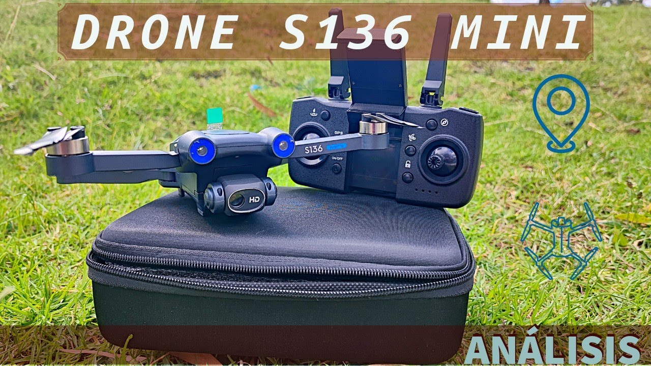El dron más económico 🤑 con GPS 🛰️ Análisis dron S136 mini 🤔 Merecerá la pena❓❓
