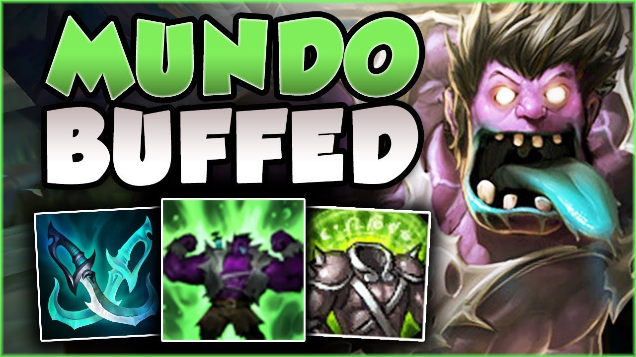 WTF! RIOT 100% GAVE TOO MUCH HEALING TO MUNDO! BUFFED MUNDO SEASON 8 TOP GAMEPLAY! League of Legends