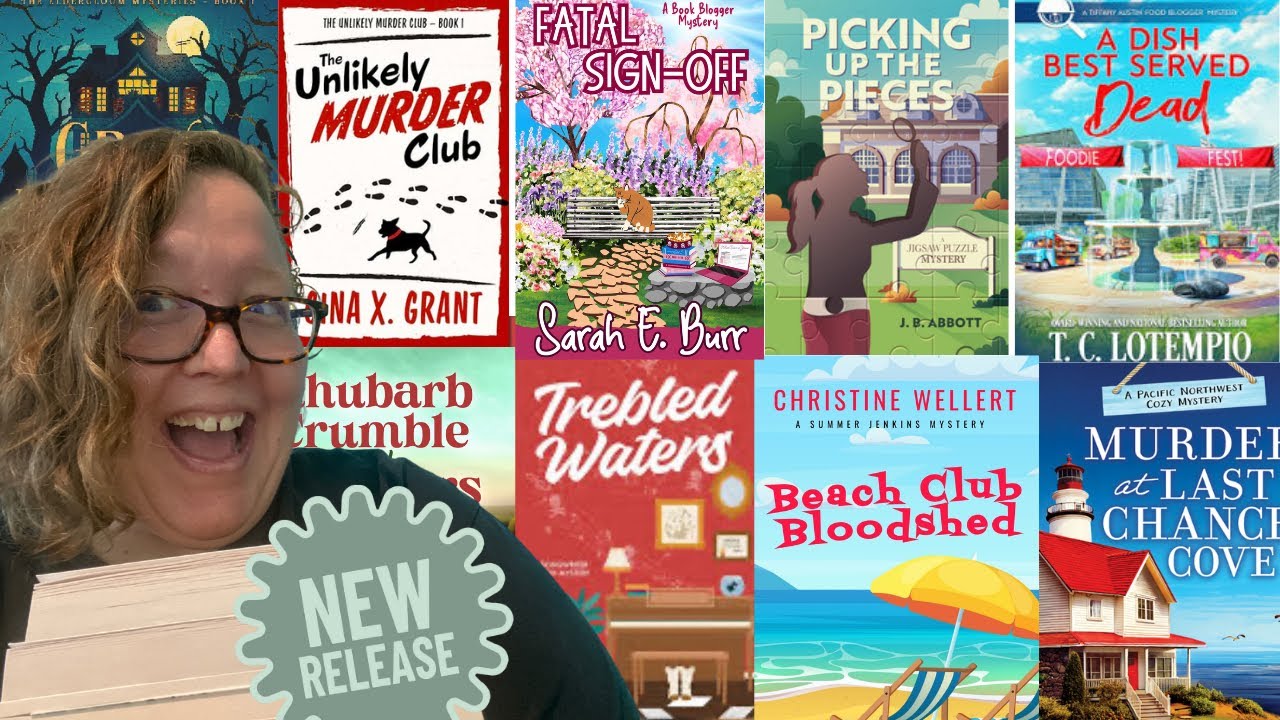 New COZY MYSTERY Books Aug 25 Pt2!  7 NEW COZY SERIES!