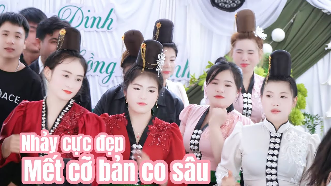 Nhạc sàn thái nhảy nhiệt tình mừng lễ thành hôn Lường Dinh - Hồng Hạnh bản co sâu chiềng mai sơn la