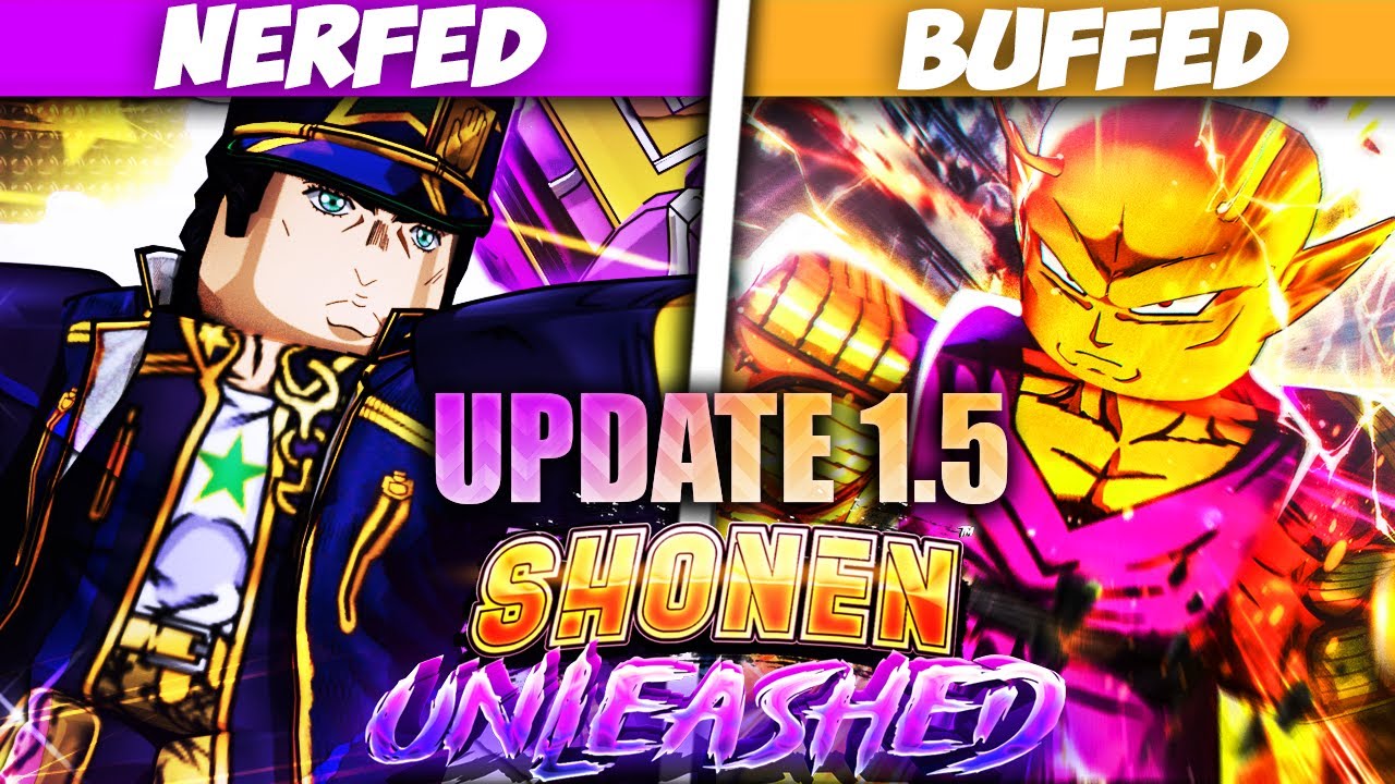 BIG PICCOLO BUFFS! The Shonen Unleashed Update 1.5 Balance Patch...