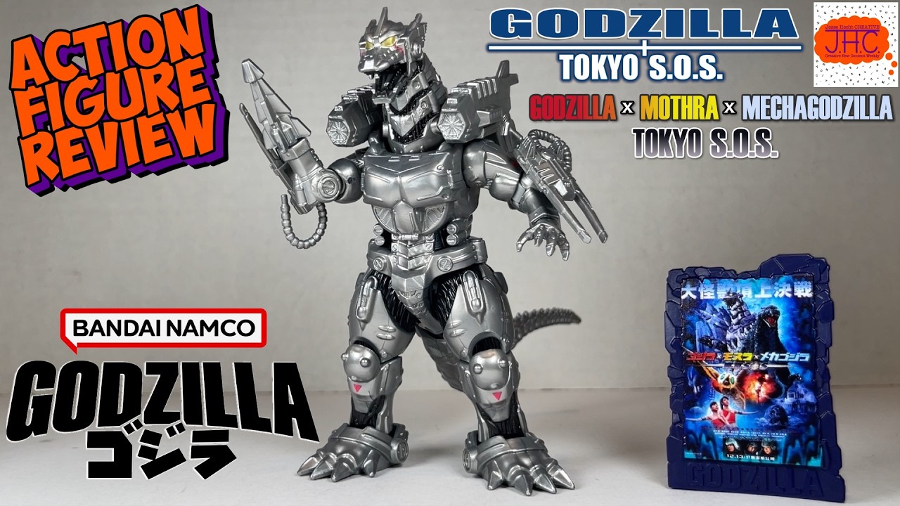 KIRYU? Bandai Namco Godzilla Action Figure Series MECHAGODZILLA TOKYO SOS Review Mothra Upgrade Fun
