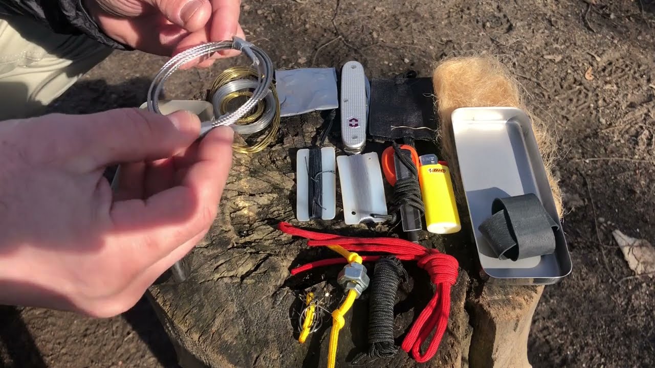 Zestaw przetrwania TC, do użycia w różnych strefach klimatycznych. Survival kit