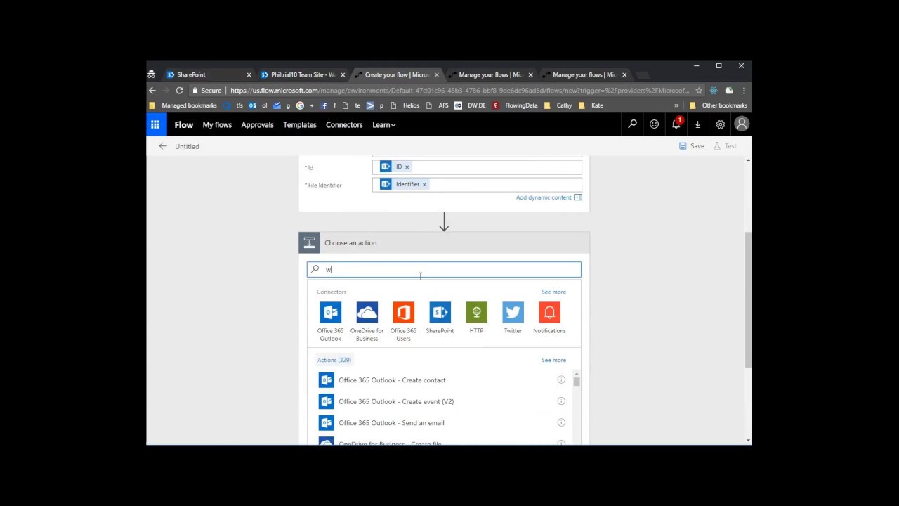 Watermark PDF documents uploaded to SharePoint: Flow, SharePoint, Muhimbi