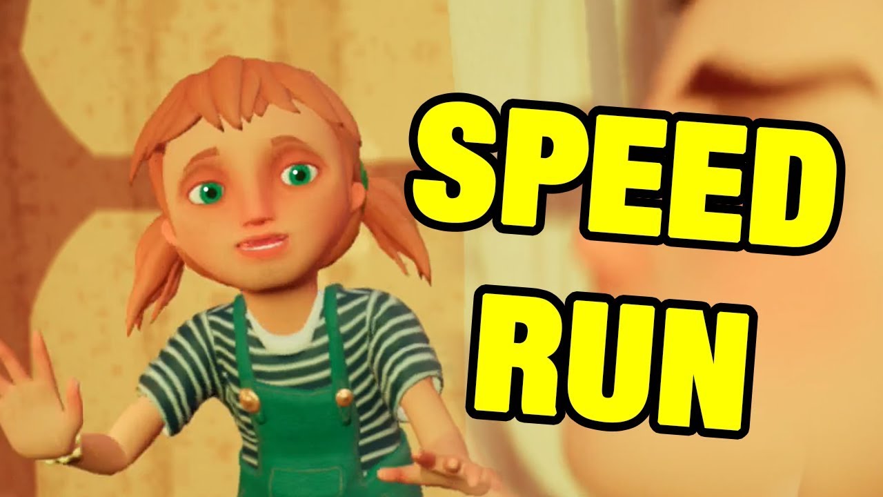 HELLO NEIGHBOR HIDE & SEEK STAGE 1 Speed Run