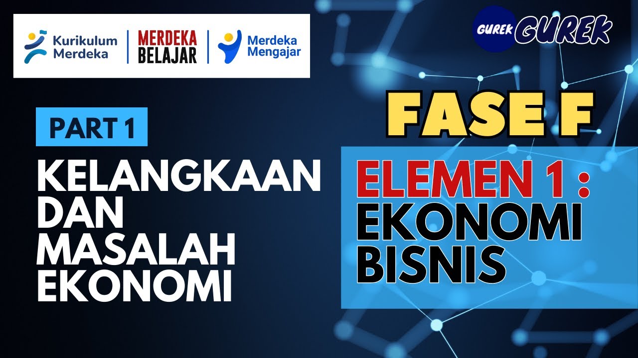 (Part 1) FASE F - EKONOMI BISNIS DAN ADMINISTRASI UMUM -  KELANGKAAN DAN MASALAH - MASALAH EKONOMI