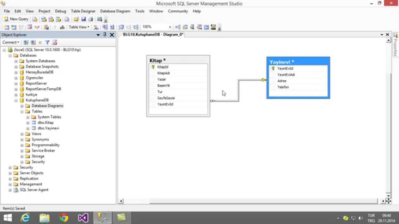 01 - 29 Kasım - SQL Server İlişkiler