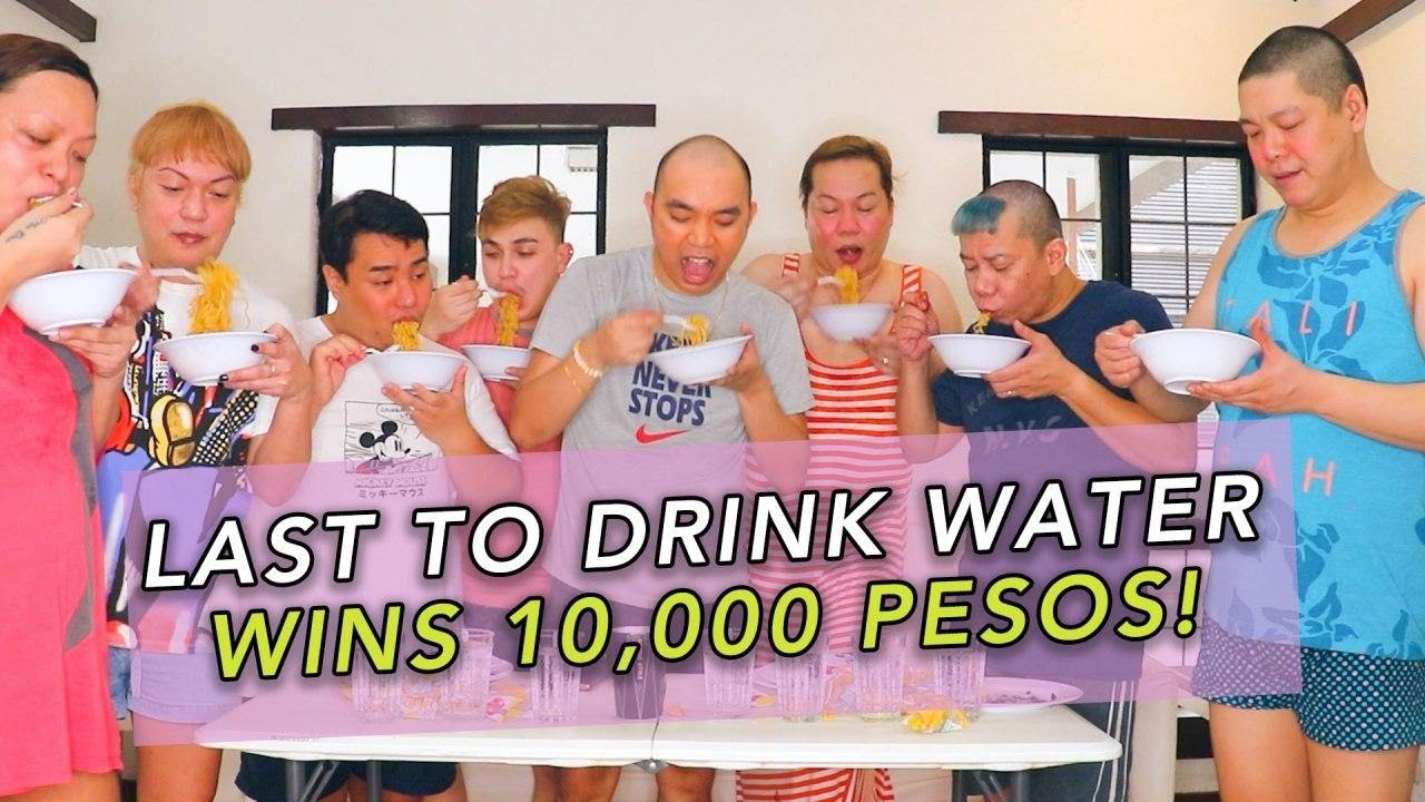 ПОСЛЕДНИЙ, КТО ВЫПЬЕТ ВОДУ, ВЫИГРАЕТ 10 000 ПЕСО | Видеоблоги Чада Киниса