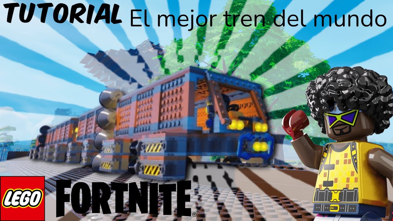 Tutorial Completo: Cómo hacer el mejor tren del mundo en Lego Fortnite | MrSnorzilla777