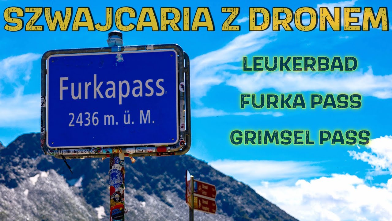 Krajobrazy Szwajcarii z perspektywy drona
